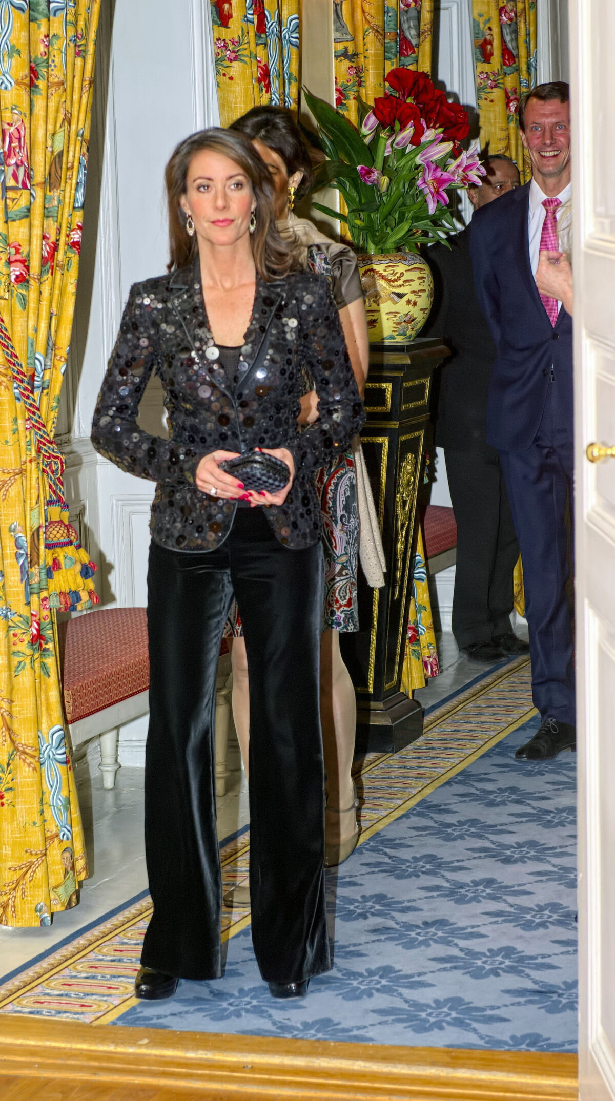 Photo : La princesse Marie a brill?� lors d'un d?�ner de gala ?� l'ambassade de France ?� Copenhague 