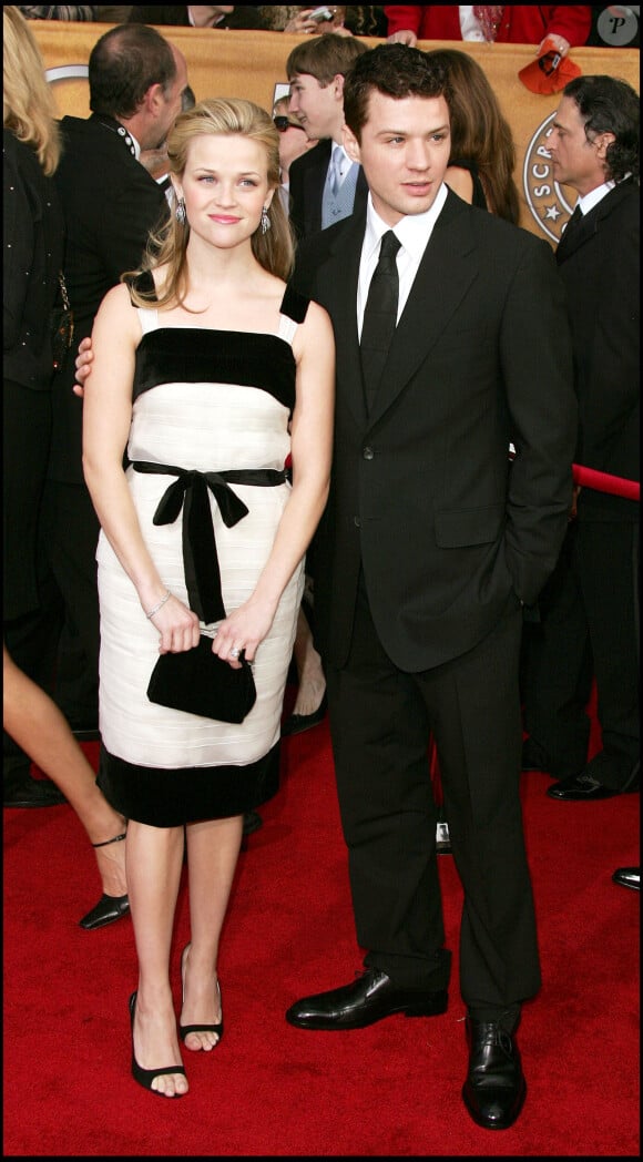 Reese Witherspoon et Ryan Phillippe, aux Screen Actors Guild Awards, le 29 janvier 2006, à Los Angeles.