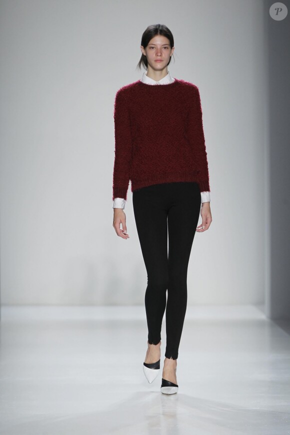 A Défilé automne/hiver 2014 Victoria Beckham. Collection présentée à NEw York le 9 février dans le cadre de la Fashion Week