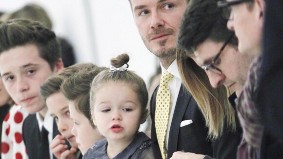 Victoria Beckham : David et les enfants fiers et sur leur 31 pour son défilé