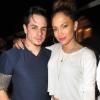 Casper Smart et Jennifer Lopez lors de la soirée de lancement du Fat Joe's Market America UnFranchise Business à Miami Beach, le 8 février 2014.