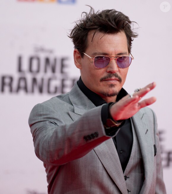 Johnny Depp à Berlin, le 19 juillet 2013.