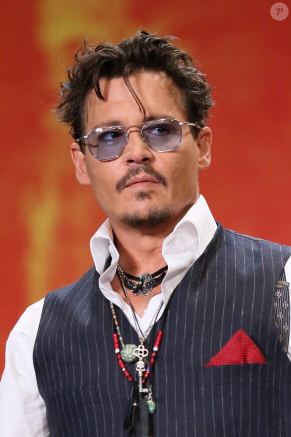 Johnny Depp à Tokyo, le 17 juillet 2013.