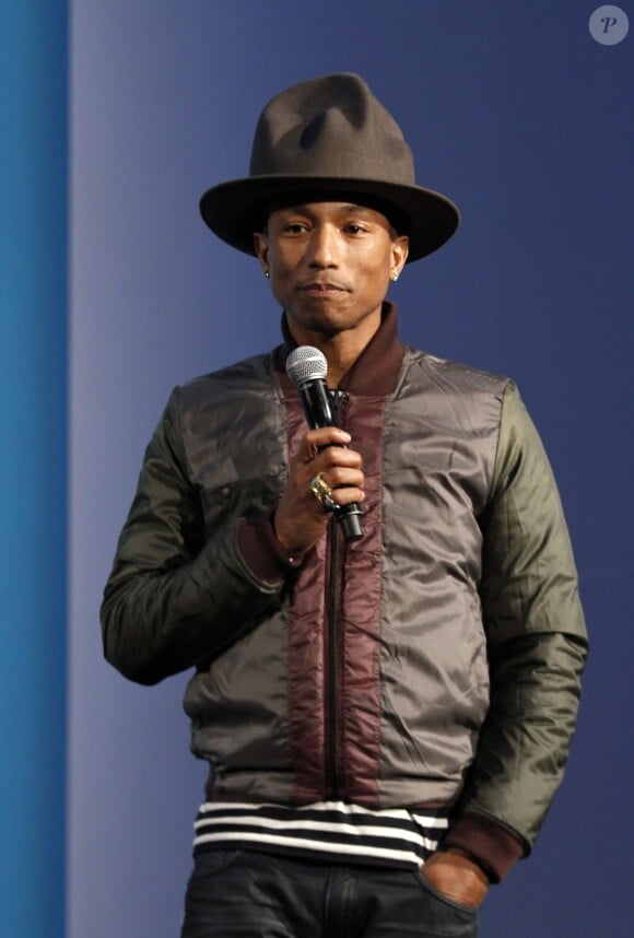 Le chanteur Pharrell Williams à New York le 8 février 2014.
