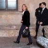Cristina d'Espagne au tribunal de Palma de Majorque le 8 février 2014 pour être entendue par le juge José Castro dans le dossier Noos.