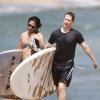 Exclusif - Mark Zuckerberg, patron de Facebook, et sa femme Priscilla en vacances à Hawaii, le 25 avril 2013.
