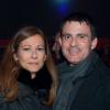 Manuel Valls et sa femme Anne Gravoin, complices lors du concert de Roberto Alagna, Robert Alagna & Big Band : Little Italy, au Zénith de Paris le 30 décembre 2013