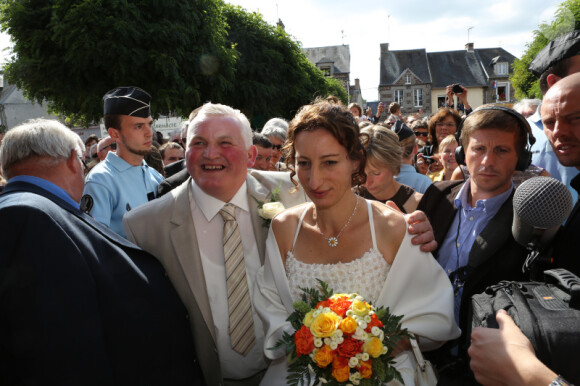 Thierry Olive et Annie, à Gavray, en septembre 2012