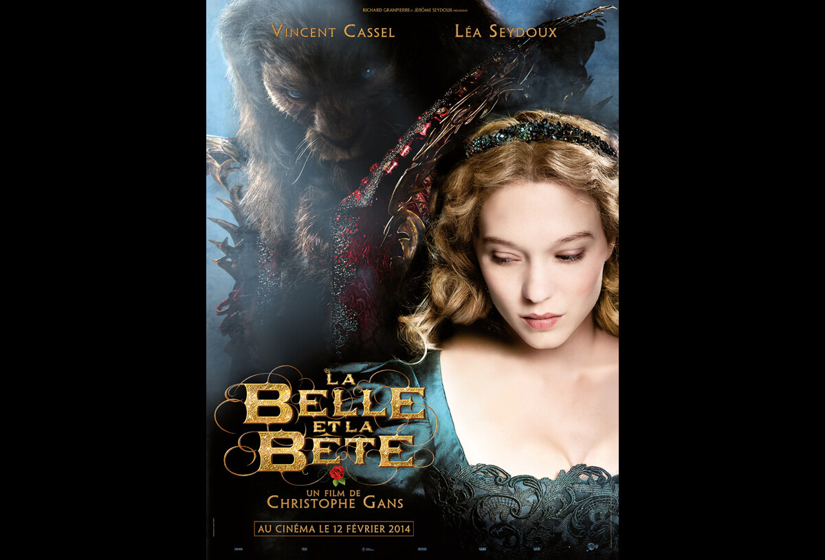 Photo : La Belle et la Bête, avec Vincent Cassel et Léa Seydoux