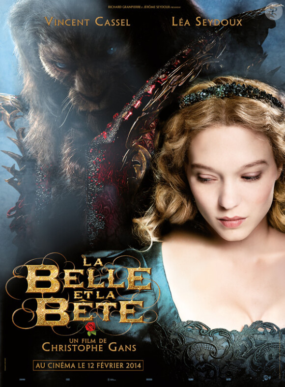 La Belle et la Bête, avec Vincent Cassel et Léa Seydoux.