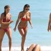 Devin Brugman en bikini sur une plage de Miami le 14 février 2014
