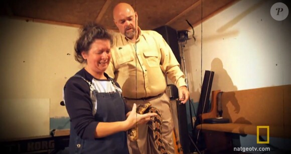 Jamie Coots et sa femme Linda dans l'émission "Snake Salvation" sur National Geographic - 2014