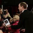  Le prince William, président de la BAFTA, à la cérémonie des BAFTA Awards à Londres le 16 février 2014 