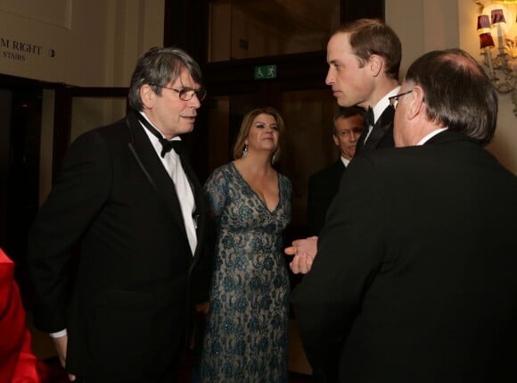 Le prince William, président de la BAFTA, à la cérémonie des BAFTA Awards à Londres le 16 février 2014