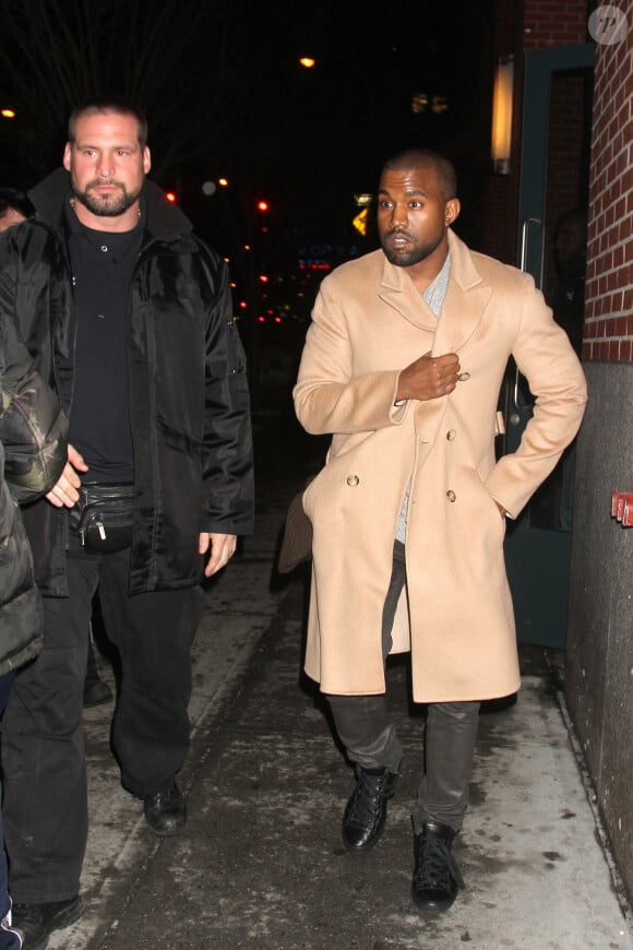Kanye West à New York, le 16 février 2014.