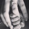 La première photo de Bodhi Rain, le premier enfant de Teresa Palmer et Mark Webber, né le 17 février 2014.