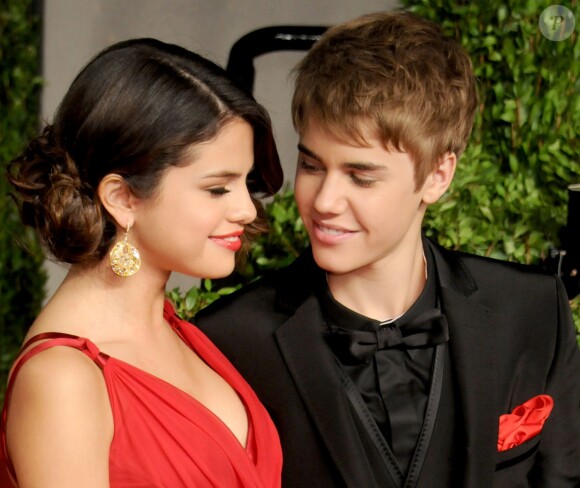 Selena Gomez et Justin Bieber à West Hollywood, le 27 février 2011.
