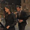 Iker Casillas et sa compagne Sara Carbonero se sont offert une sortie au restaurant à Madrid le 16 février 2014