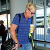Joe Simpson à l'aéroport de Los Angeles, le 7 août 2013.