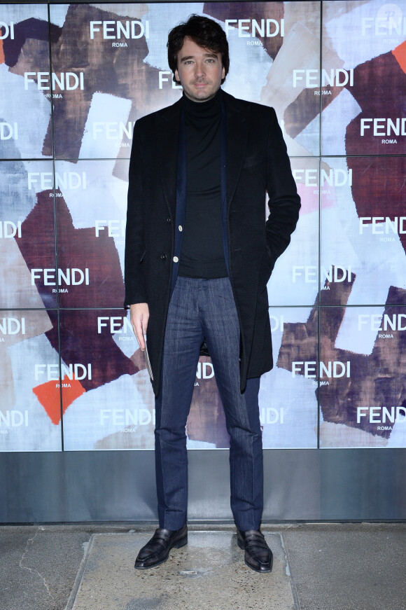 Antoine Arnault assiste au défilé Fendi automne-hiver 2014-15 à Milan. Le 20 février 2014.