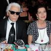 Karl Lagerfeld et la princesse Caroline de Hanovre lors du Bal de la Rose 2013