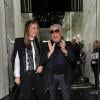 Eva et Roberto Cavalli fêtent l'ouverture d'une nouvelle boutique Roberto Cavalli à Milan. Le 22 février 2014.