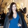 Irina Shayk assiste à l'inauguration d'une nouvelle boutique Roberto Cavalli à Milan. Le 22 février 2014.