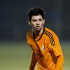 Enzo Zidane sous le maillot du Real Madrid lors de l'UEFA Youth League face au FC Kpbenhavn à Copenhague, le 10 décembre 2013