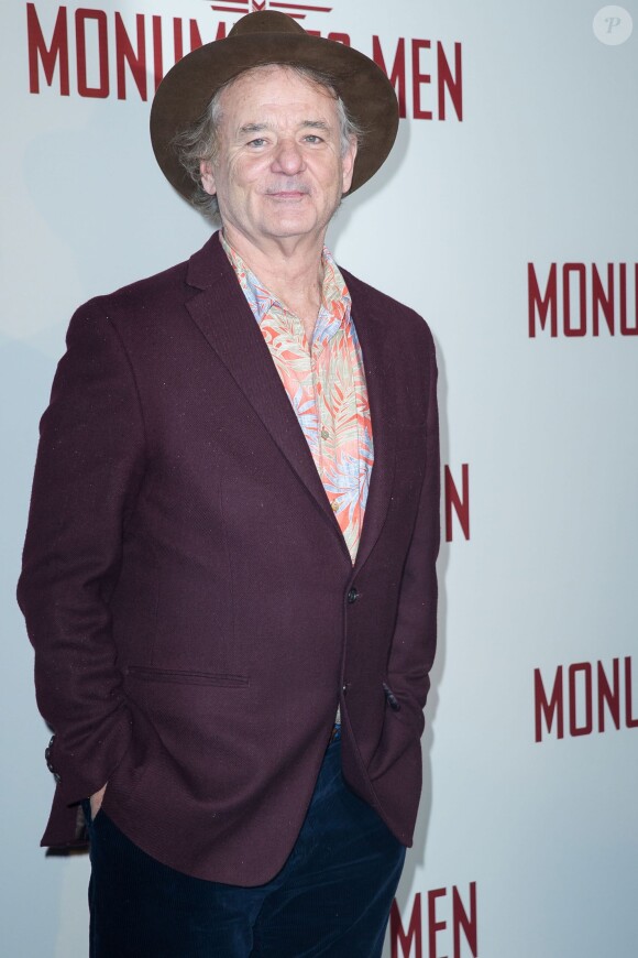 Bill Murray lors de l'avant-première du film The Monuments Men le 12 février 2014 à Paris