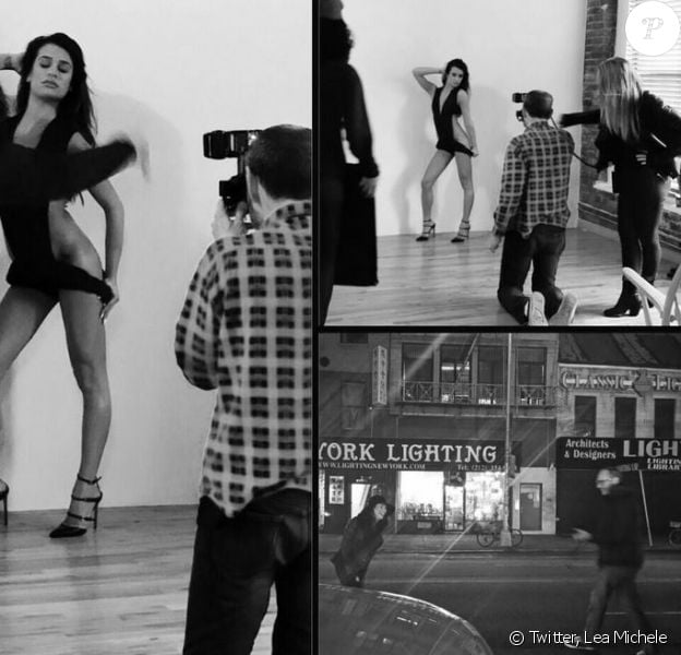 La sexy Lea Michele a dévoilé des clichés du shooting pour V Magazine, par Terry Richardson le 23 février 2014.