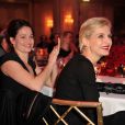 Marie Gillain et Mélita Toscan du Plantier au Dîner des producteurs et remise du prix Daniel Toscan du Plantier au Four Seasons Hotel George V à Paris le 24 février 2014.