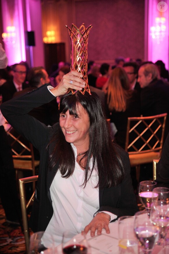 Sylvie Pialat au Dîner des producteurs et remise du prix Daniel Toscan du Plantier au Four Seasons Hotel George V à Paris le 24 février 2014.