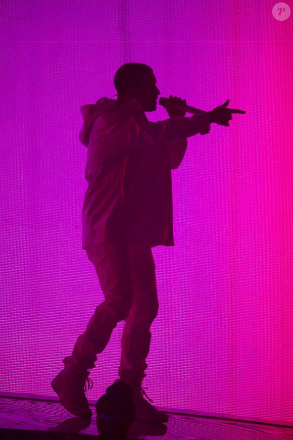 Drake en concert au Palais Omnisports de Paris-Bercy à Paris, le 24 février 2014.