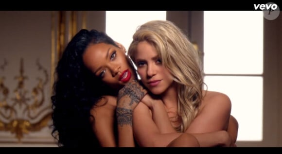 Shakira et Rihanna dans le clip Can't Remember to Forget You