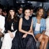Loan Chabanol, Troian Bellisario, Miranda Kerr, Jourdan Dunn et Jessica Alba au défilé H&M au Grand Palais à Paris, le 26 février 2014.