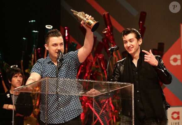Arctic Monkeys a été récompensé à la cérémonie des NME Awards, à Londres, le 26 février 2014.