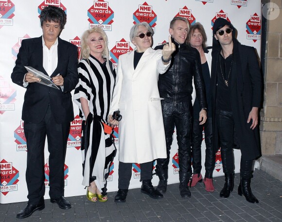 Deborah Harry, Chris Stein à la cérémonie des NME Awards, à Londres, le 26 février 2014.