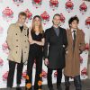 Theo Ellis, Ellie Rowsell, Joel Amey et Joff Oddie à la cérémonie des NME Awards, à Londres, le 26 février 2014.