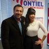 Indila et Bernard Montiel, le samedi 1er mars 2014 sur MFM Radio.