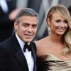 George Clooney et Stacy Keibler aux Oscars 2012.