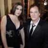Quentin Tarantino et sa compagne, Courtney Hoffman, à la 39e cérémonie des César au théâtre du Châtelet à Paris, le 28 Février 2014.