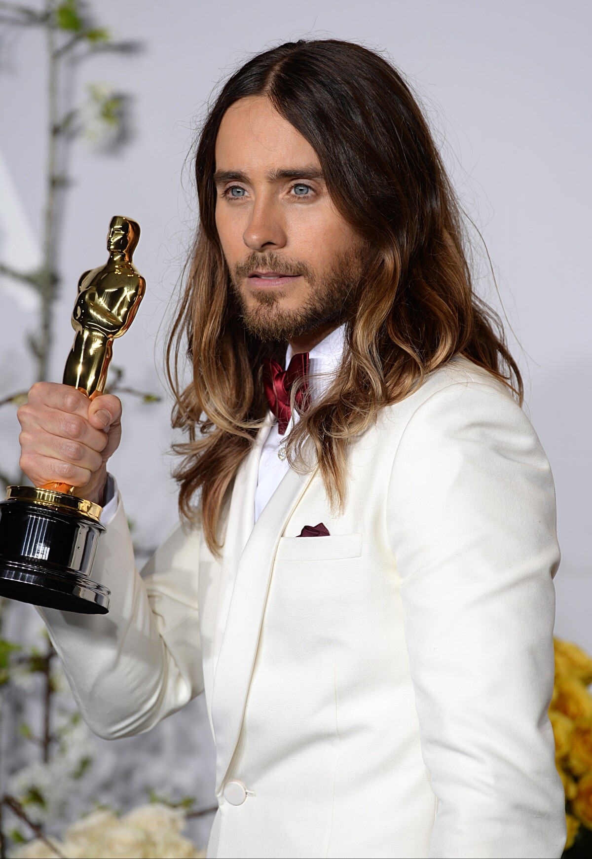 Photo Jared Leto En Pressroom Avec Son Oscar Lors De La 86e Cérémonie