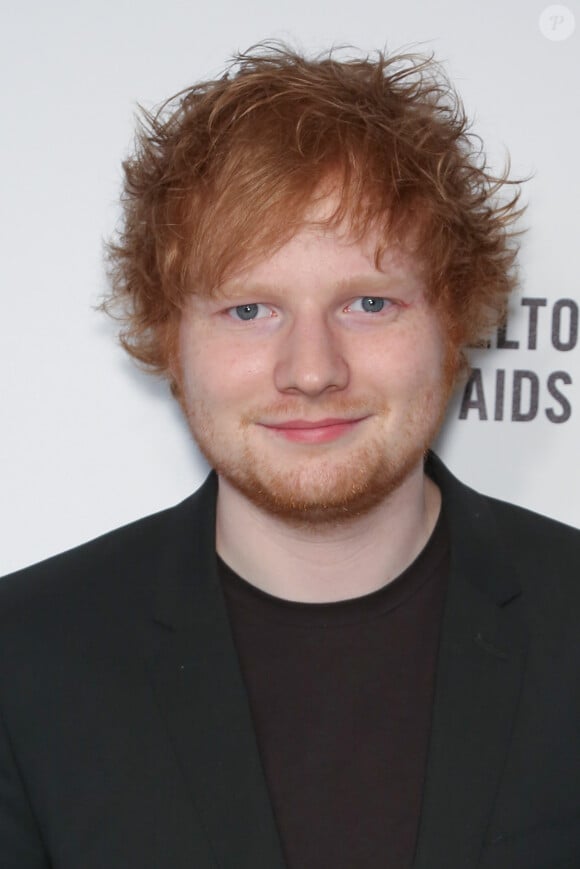 Ed Sheeran à la "Elton John AIDS Foundation Viewing Party" à l'occasion de la 86e cérémonie des Oscars à Los Angeles, le 2 mars 2014.