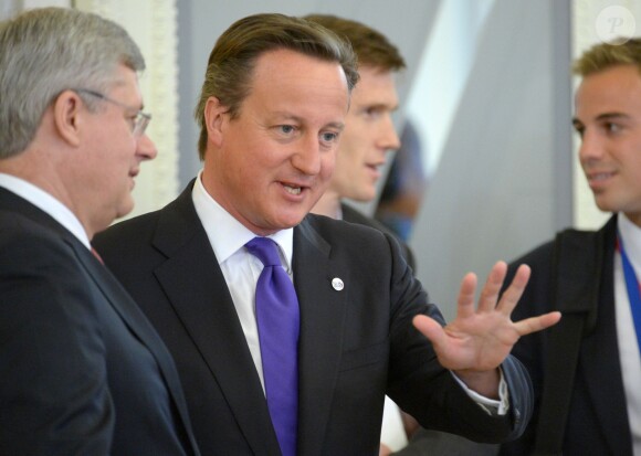 David Cameron lors du G-20 à Saint Petersbourg en Russie le 6 septembre 2013.