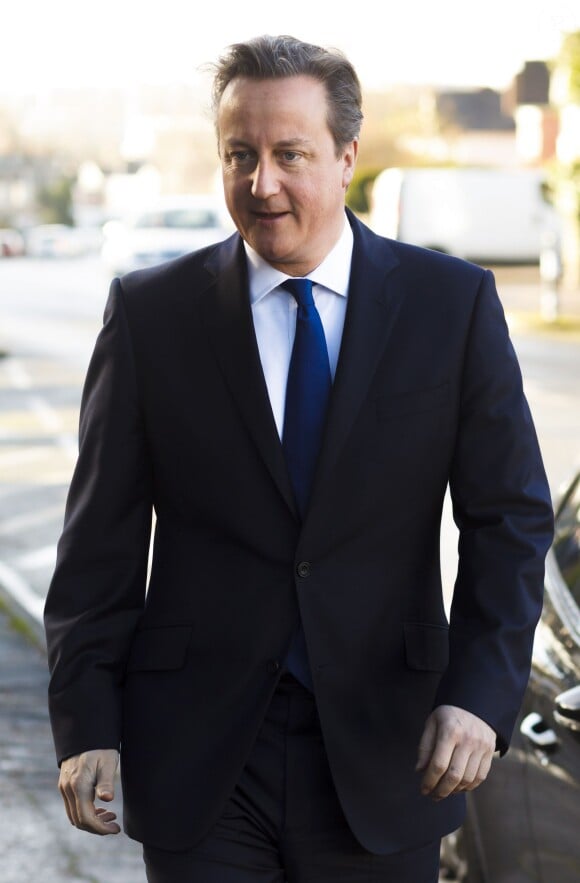 David Cameron à Southampton, le 2 janvier 2014.