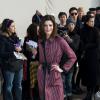 Chiara Mastroianni lors du défilé Louis Vuitton durant la Paris Fashion Week, à la Cour Carrée du Louvre à Paris, le 5 mars 2014.