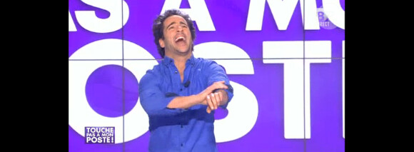 Florent Peyre et Cyril Hanouna dans Touche pas à mon poste sur D8, le mercredi 5 mars 2014.