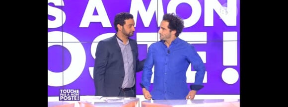 Florent Peyre et Cyril Hanouna dans Touche pas à mon poste sur D8, le mercredi 5 mars 2014.