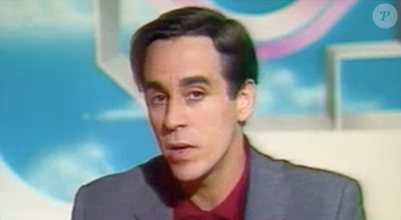 Thierry Ardisson, en 1980, lors de sa première apparition télé.