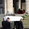 Les funérailles d'Alain Resnais en l'église Saint-Vincent-de-Paul à Paris le 10 mars 2014
